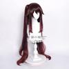 Genshin Impact Hu Tao Cosplay Wig, Anime, Heat Resistant, Costume Accessory, Parties, Events, Costume, Includes Wig Net