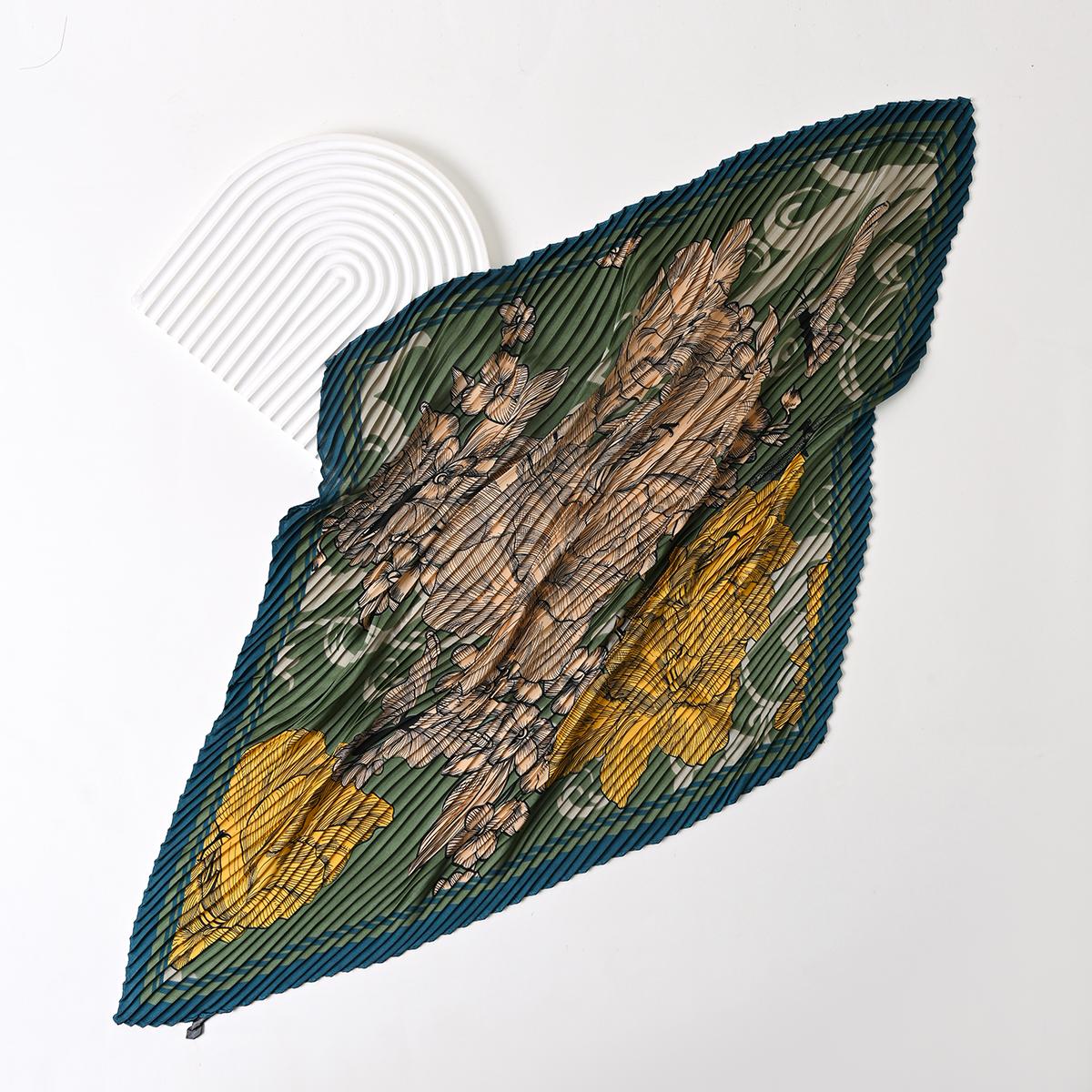 

70*70Cm Crepe Silk Square Scarfs Women Headscarf Sort Neck Ties Female Hijab Decorate Neckerchief Head Scarves Foulard Bandana