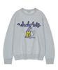 Wacky Willy Kiki Leo Logo Sweatshirt Light Grey