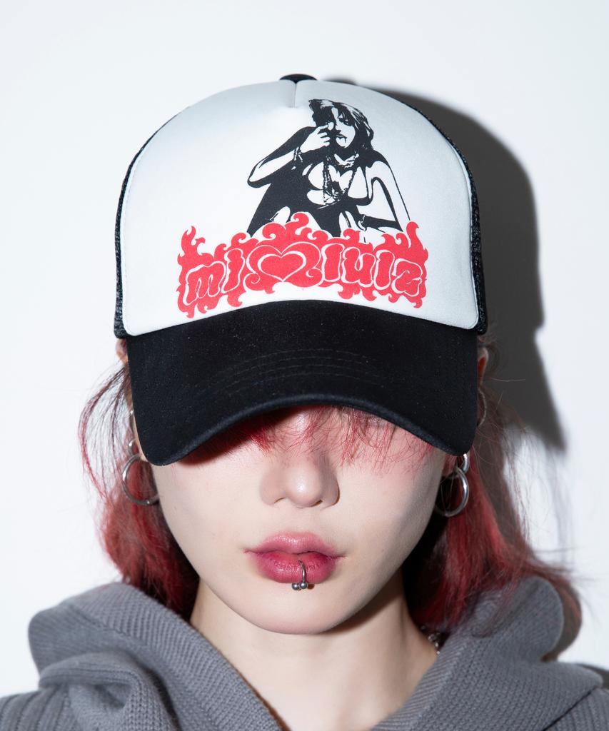 MISSLULZ Tease-Ya Mesh Cap Black