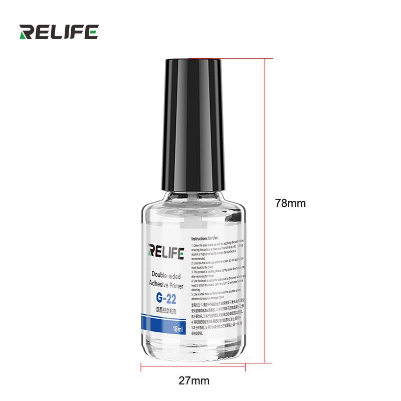 

RELIFE G-22 Phone Middle Frame Bonding Glue Suitable for Multiple Materials Built-in Small Brush Double-sided Adhesive Primer