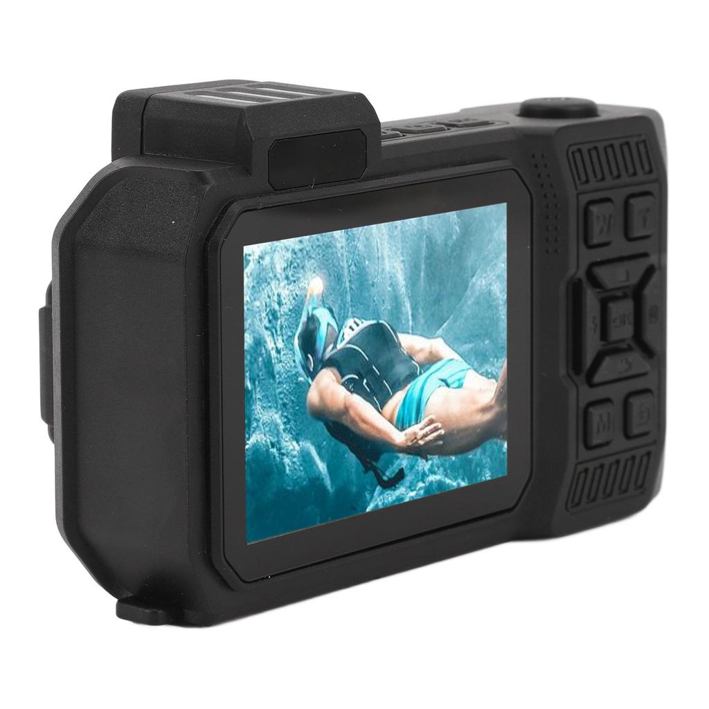 4K 65MP Underwater Camera Autofocus 2.88in 1.44in Dual Screen 2500mAh 33FT Water Proof Camera