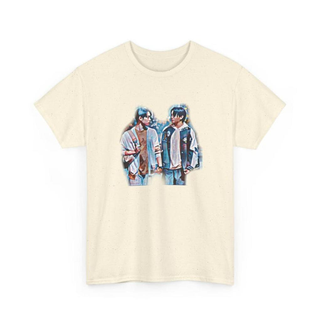 T-shirt Unisexe WilliamEst Thai BL Inspiré de Thame Po Merch Fan de la Série GMMtv T-shirt Graphique Haut Décontracté en Coton