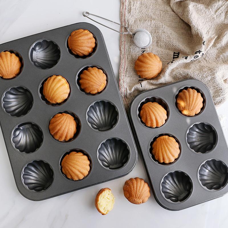 Carbon Steel Mini Muffin Tin | Non-Stick Cupcake Pan for Oven, Home Baking Tray, Oven safe Professional Bakeware