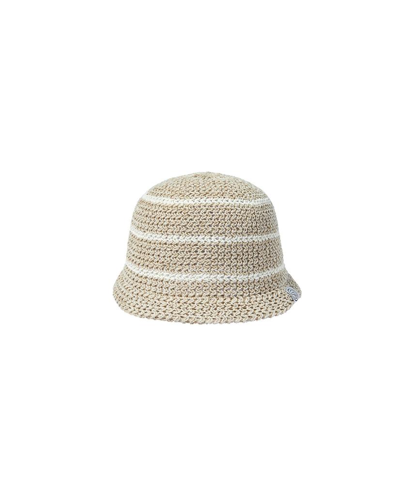 OUTDOOR PRODUCTS Striped Bucket Hat (Beige)