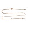 Retro Fashionable Metal Titanium Steel Star Moon Glasses Chain Women'S Neck Chain Simple High-End Sunglasses Lanyard