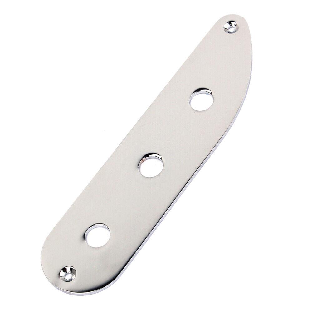 32mm Stahl-Kontrollplatte mit schmalen Potis, 3 Schraubenlochabstand und schrägem Schalterausschnitt für Tele-Style E-Gitarre Zubehör