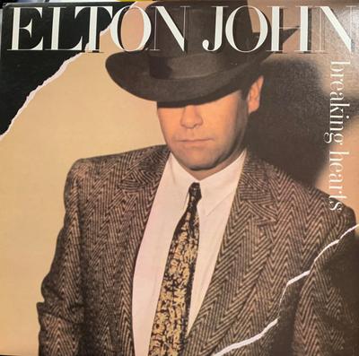 LP Record ELTON JOHN - Breaking Hearts 8220881 The Rocket Reco 1984 Australia Rock Used