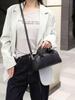 Women's Lightweight Genuine Leather Boston Pillow Bag - Luxury Retro Bowling Handbag & Casual Crossbody