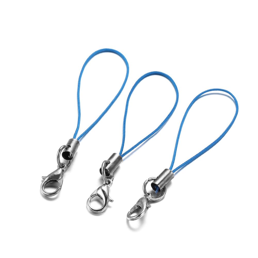 Lobster Clasp Nylon Phone Strap Doll Lanyard Jewelry Craft Accessory