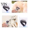 Undercoat Grooming Tool Double-Sided Pet Detangling Rake, Dog Rake with Rounded Blades, Non Slip Comb Shedding Brush for Long Hair Dogs, Cats