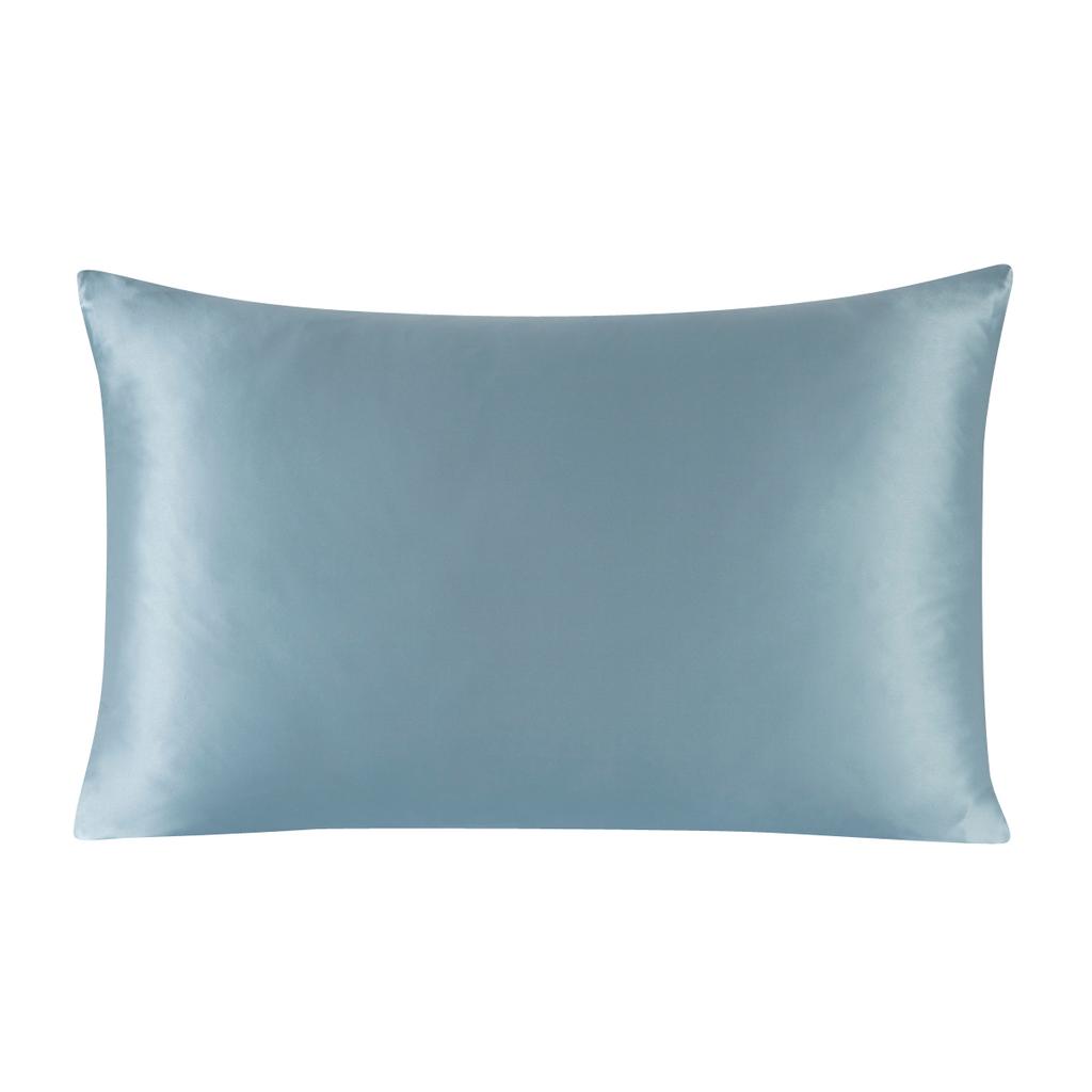 One Side 100% Mulberry Silk Pillowcase with Hidden Zipper Solid Color Pillow Case for Sleep and Skin Care