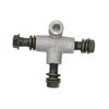 Metall T-Form Bremsleitung T-Stück Buchse Drei-Wege-Verbinder Auto Bremsrohr Fitting für ATV Go-Kart Hydrauliksystem