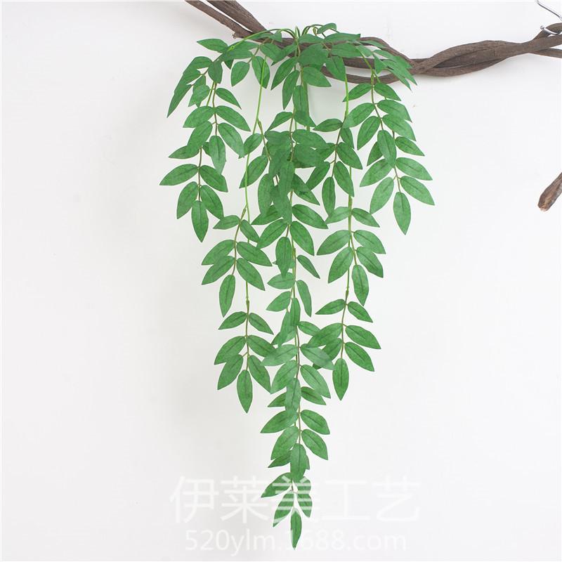 Artificial Theme Forest Plant Wall Decorative With Hanging Vines For Events Home