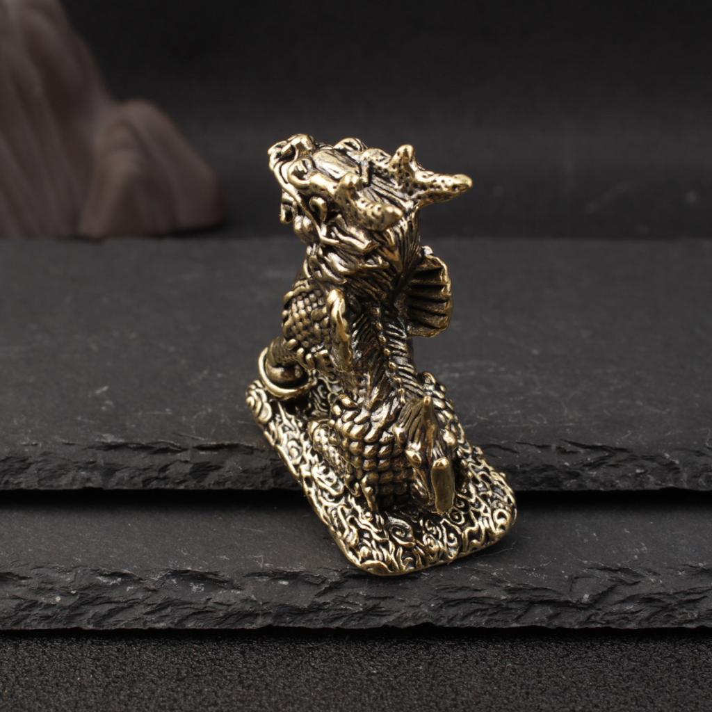 Paar Kupfer Kirin Ornamente für Schlafzimmer, Wohnzimmer, Büro, Heimdekoration, Geschäftseröffnungsgeschenk, Kupfer Wohlstand Kirin