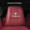 1Pcs Car Seat Headrest Protector Auto Pillow Cover Accessories For Tesla Model 3 Y S X Cybertruck Juguete Roadster Coil Bonina