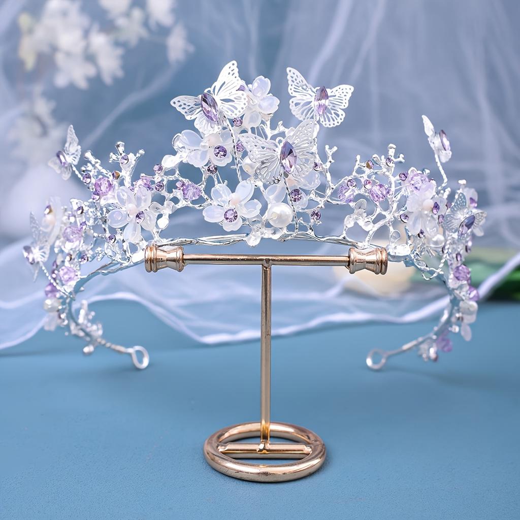 Butterfly Crown Ball Party Festival Cosplay Crown Runway Headpiece