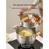 ASD 304 Stainless Steel 3-Layer Steamer Pot