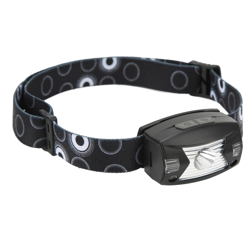 LED Headlamp Sensing Ultra Bright IPX6 Waterproof Adjustable Angle Rechargeable Outdoor Head Light for Fishing Running