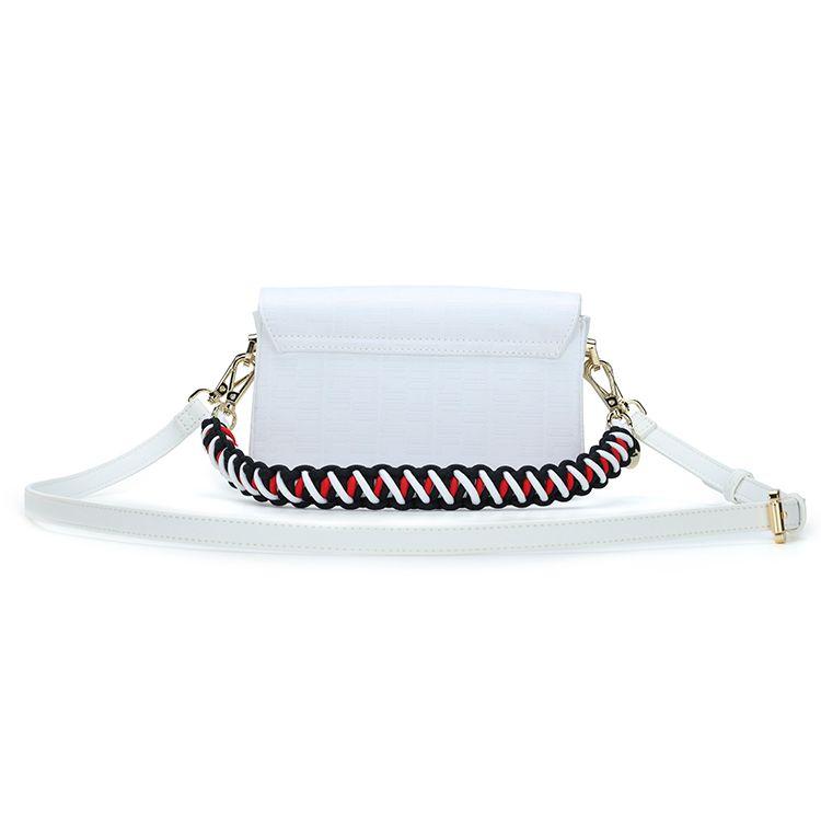 FILA Casual Fashion Simple Commuter PU Underarm Crossbody Handbag Women handbag Standard-White F13W221162F-WT