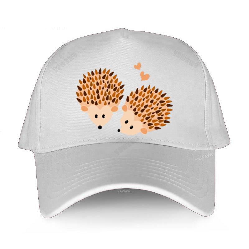 Black Hip Hop Baseball Caps For Boys Sunhat Cartoon Hedgehogs In Love Women Hat Outdoor Men Adustable Glof Cap Sport Bonnet