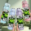 1PC Sister Of The Birthday Boy Gamepad 750ml Color Plastic Sports Water Bottle Leakproof Flip Straw Lid Suitable for Sports Office Home Use