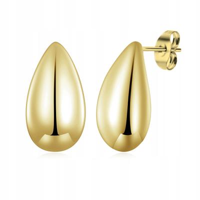 Earrings In Teardrop Shape, Teardrop Shape, S925, Elegant Drop, Stud