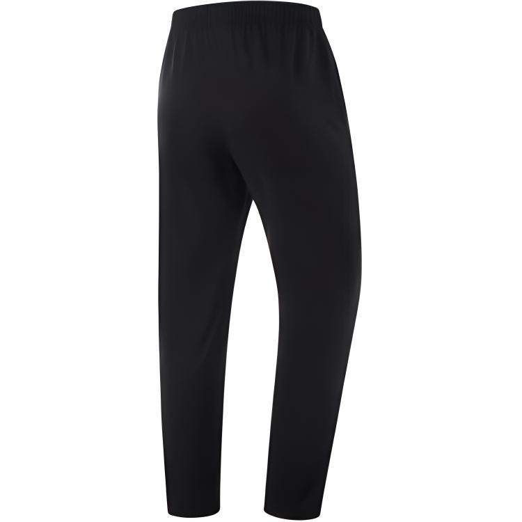 Li-Ning Fitness Series Sport Solid Color Minimalist Casual Pants Men Bottoms Black AKLU531-1