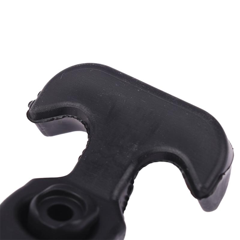 Rubber Hood Catch Flexible T-Handle Hasp Rubber Flexible Draw Latches With Brackets For Tool Box Vehicle Engine