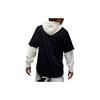 Jordan Logo Letter Print Colorblock Casual Hooded Jacket Men Jackets Black FB7035-010