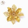 Fiore di Natale Vuoto Glitterato da 16 cm per Decorazione Fotografica