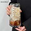 KEMORELA INS 500ML Ledový Americký Kávový Hrnek Velmi Vhodný pro - Whisky Diamantový Hrnek Čajový Hrnek Sklenice na Džus Hrnek na Mléko Vodu Sklenice na Pití