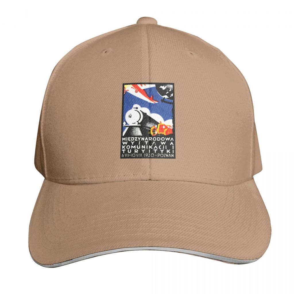 Poznan Poland Expo Baseball Cap Quick Dry PerforUnisexce Cotton Twill Breathable Contrast Two Tone Brim
