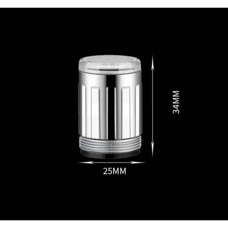 7-Color Change Automatically LED Faucet Head Glow Water Saving Stream Light Faucet Aerator Tap Nozzle for Kitchen Bathroom