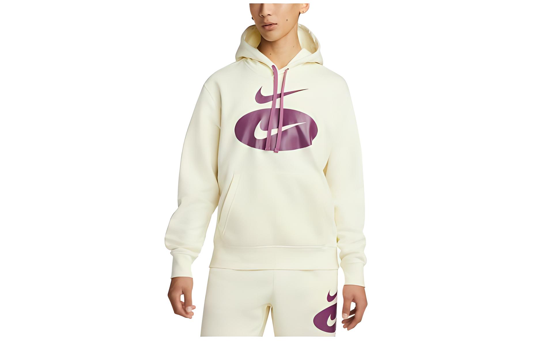 Nike Sweatshirts Men s Beige Hooded Moderate Other DM5459-113 L