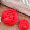 Back Cushion Nordic Style Rose Flower Shape Soft Comfortable Pillow Home Living Room Bedroom Office Decor