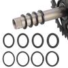 4Pcs 24mm 32mm Bike Intergrated Hollow Crankset Washer Bike Crank Cover Chain Wheel Spacers Cycling Repair Tool