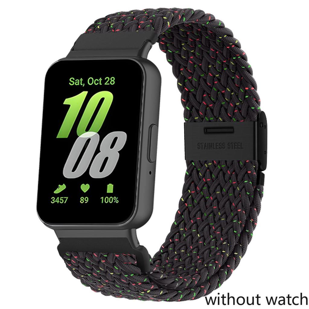 Braided Bands for Samsung Galaxy Fit 3 Sports Strap Adjustable Replacement Correa Nylon Bracelet for Samsung Galaxy Fit3 Band