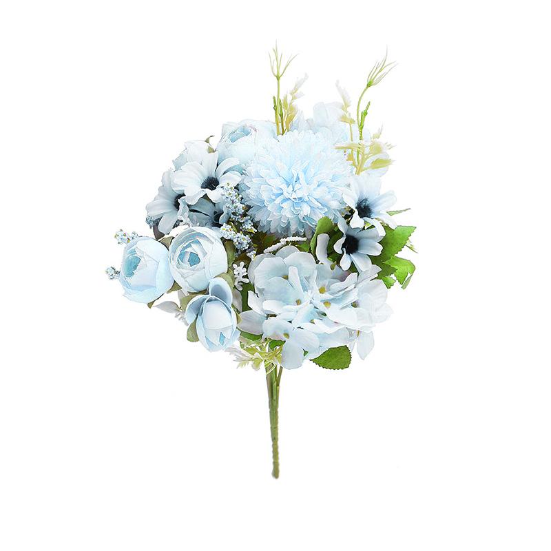 1 Bunch Artificial Flower Home Living Room Wedding Desktop Decor Photograph Prop Christmas Ornament