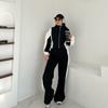 Costum sport casual cu mânecă lungă 2026 Set de 2 piese pentru femei