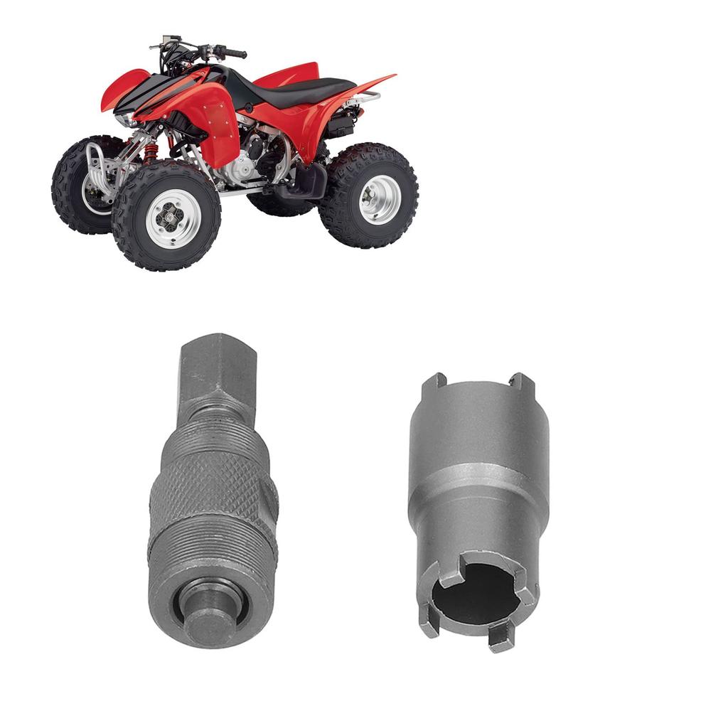 Universal Magnetic Flywheel Puller & Clutch Lock Nut Spanner Tool Set for GY6 50CC 125CC 150CC Engines