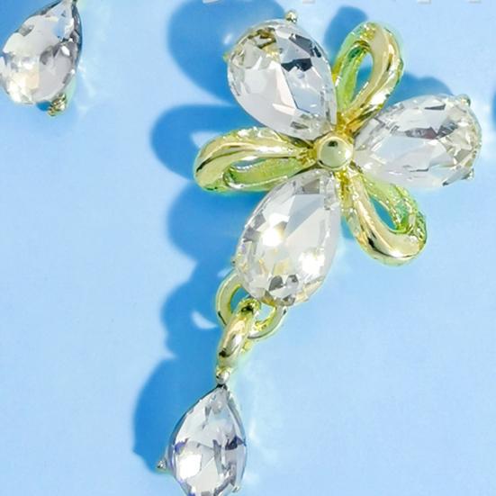 10 Pezzi Decorazioni per Unghie Forma Creativa Superficie Lucida Effetto Visivo Stupefacente Scintillante Ampia Applicazione Decorativo 3D