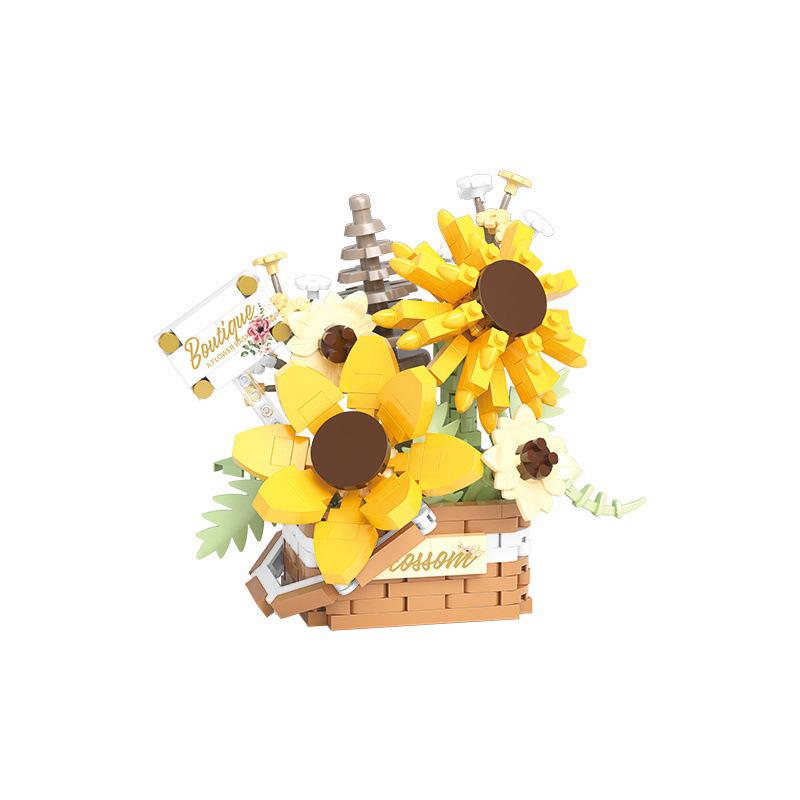 Compatible Lego Flower Building Blocks for Girls - Desktop Bonsai Ornaments and Toys