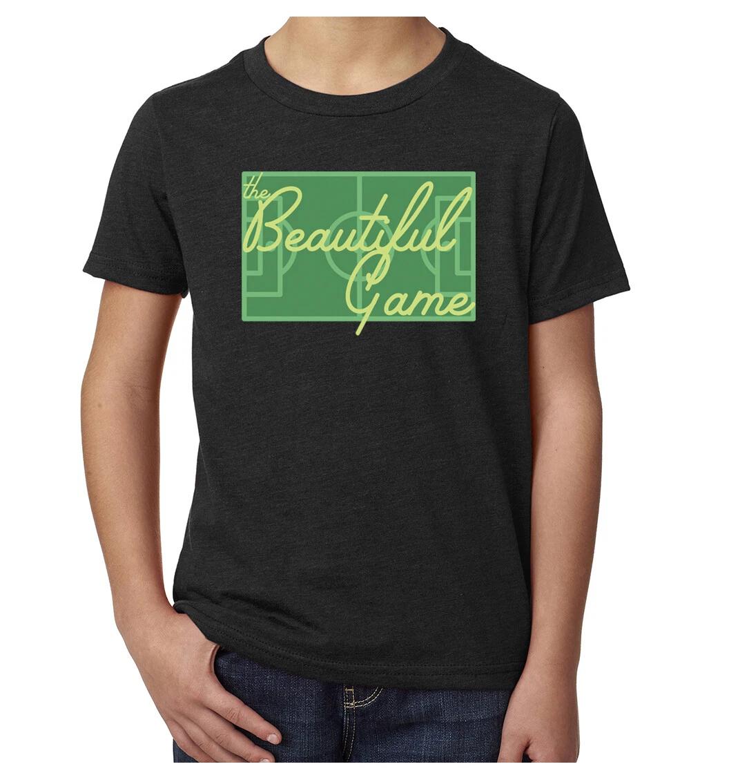 The Beautiful Game youth Soccer Shirts, Graphic T-Shirts, soccer pitch shirt 2XL