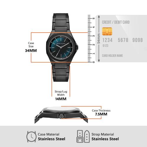 A|X Armani Exchange AX4609 Women's Watch, Black