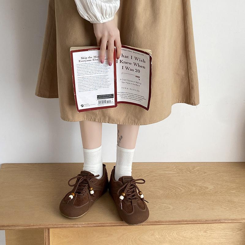 Freizeitschuhe Koreanische Version Retro Deutsche Trainingsschuhe Damen Neu Herbst Atmungsaktiv Weiche Sohle Sportlich Lässig Forrest Gump Schuhe