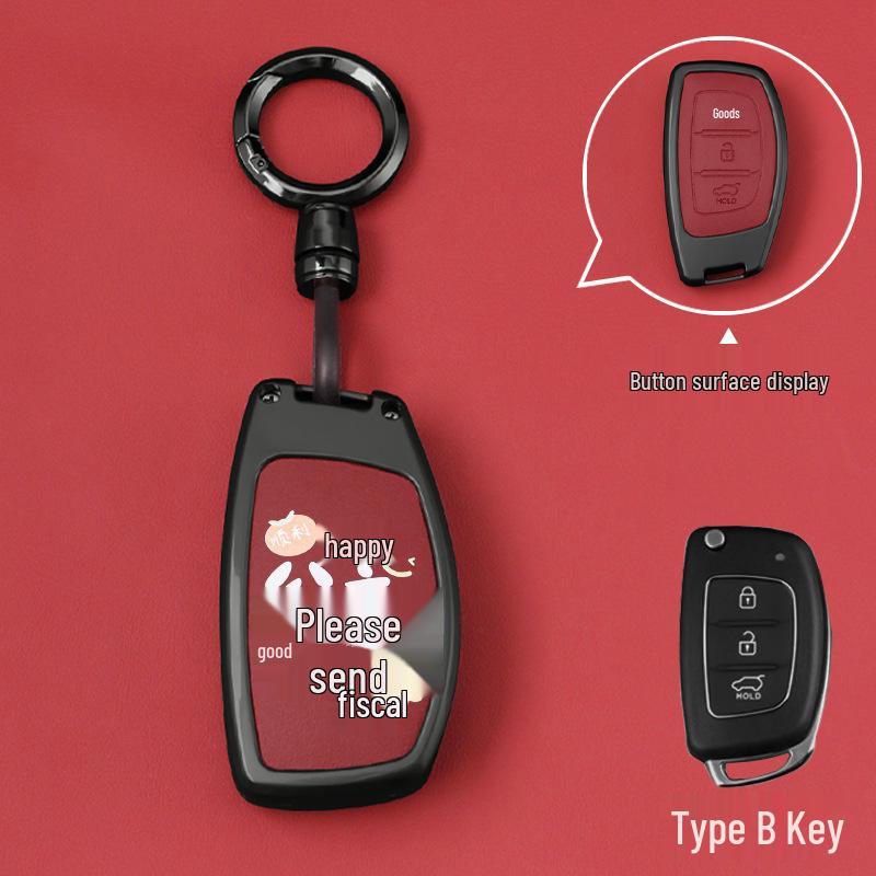 Compatible with Beijing Hyundai ix35, Key Cover for Langdong Elantra, Mingtu, Yue Dong, Ruina, Yuen Na, Festa, Sheng Alloy.