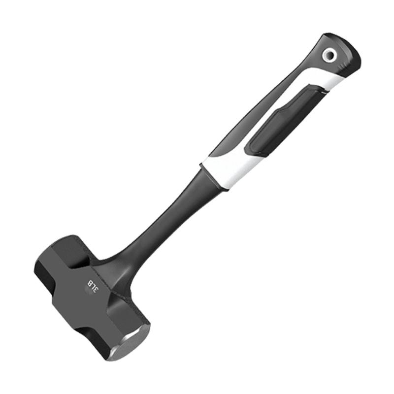 Восьмигранный кувалда промышленной прочности, подходит для разрушения стен, демонтажа и бетонных работ, нескользящая рукоятка