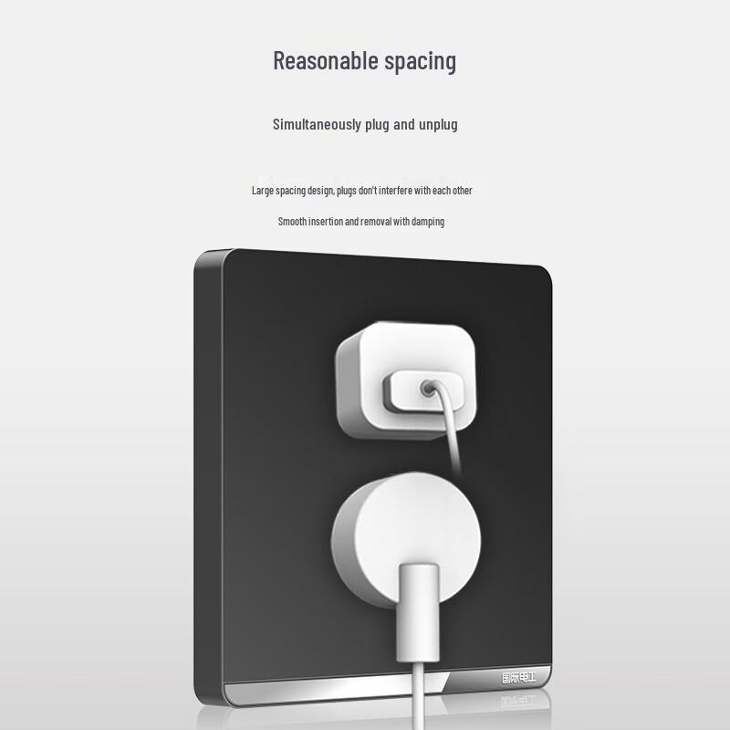 GJIROL 86-Type Wall Switch & Socket Panel