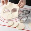 3pcs/set Stainless Steel Round Biscuit Cutters Rust-proof Dumpling Skin Cutting Mould  Cookie